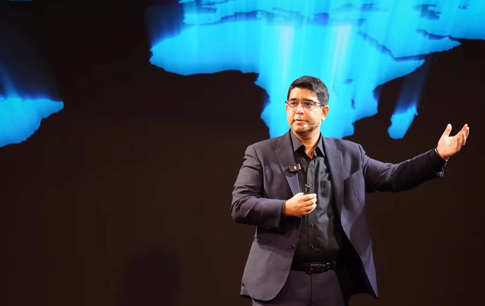 Dr. Adil Haider delivering a TEDx talk